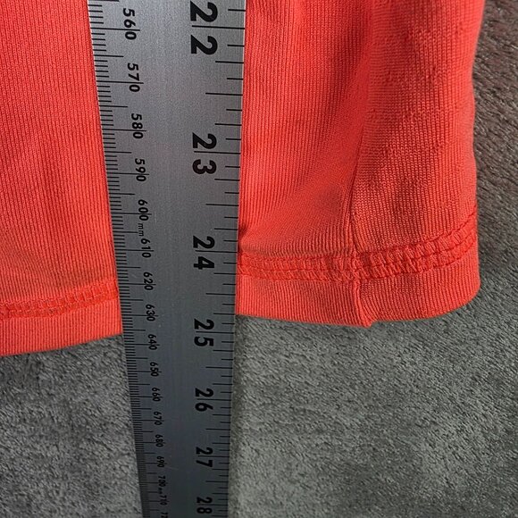 Womens Champion C9 Orange Duo Dry Active Top 1/4 Zip Long Sleeve Mock Neck M - Picture 6 of 7